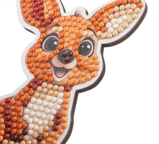 Craft Buddy Kangaroo Crystal Art Wildlife Buddies Fashion