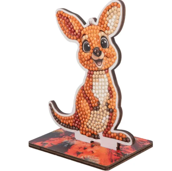 Craft Buddy Kangaroo Crystal Art Wildlife Buddies Fashion