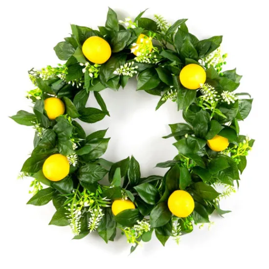 Craft Buddy "Lemon Summer Wreath" Forever Flowerz 33cm Sale