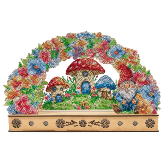 Craft Buddy Light Up Floral Burst 3D Crystal Art LED Scene Kit Hot