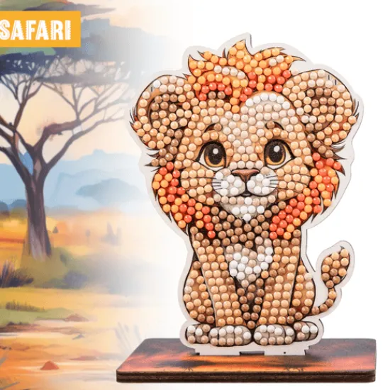 Craft Buddy Lion Crystal Art Wildlife Buddies Best