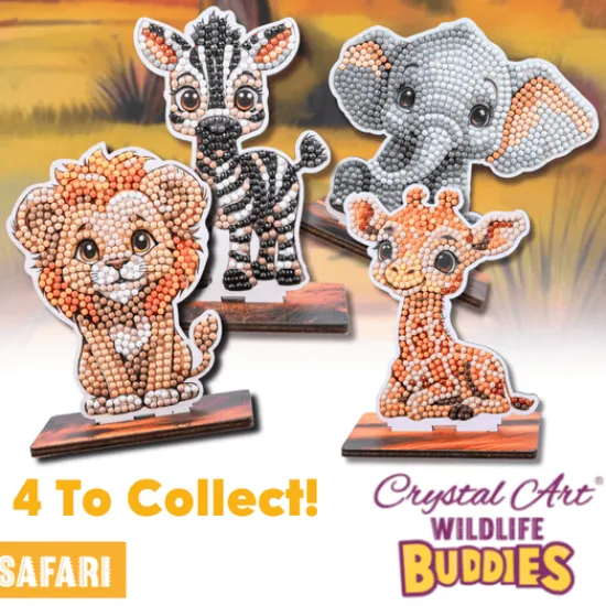 Craft Buddy Lion Crystal Art Wildlife Buddies Best