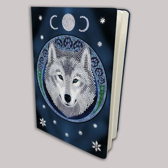 Craft Buddy "Lunar Wolf" by Anne Stokes Crystal Art Notebook 26x18cm Online