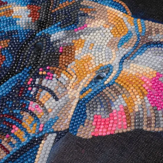 Craft Buddy “Majestic Elephant” Crystal Art Canvas 30x30cm Discount