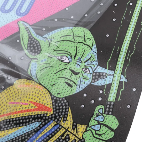 Craft Buddy May The Force Be With You Star Wars Mini Crystal Art Scroll Kit 20x30 Yoda Online