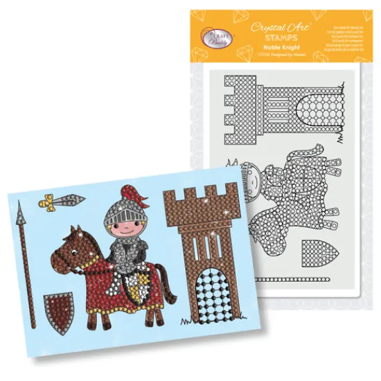 Craft Buddy "Noble Knight" Crystal Art A6 Stamp Set Online