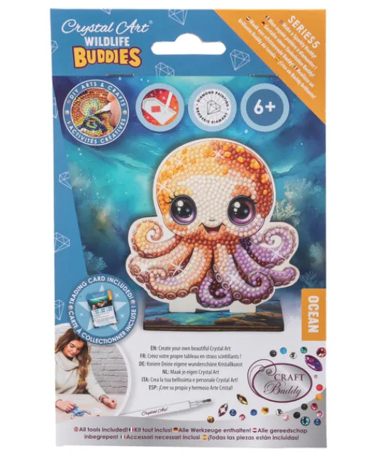Craft Buddy Octopus Crystal Art Wildlife Buddies Outlet