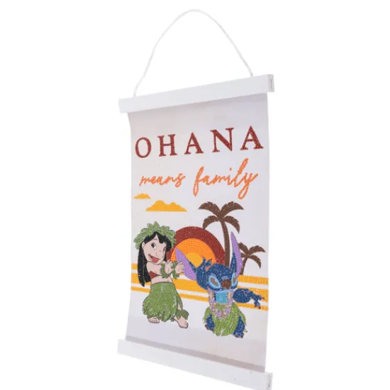 Craft Buddy Ohana Means Family Disney Mini Crystal Art Scroll Kit 20x30 New