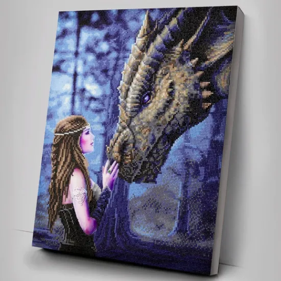 Craft Buddy "Once Upon a Time" Crystal Art Canvas by Anne Stokes 40x50cm Sale