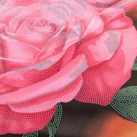 Craft Buddy Roses Crystal Art Scroll Kit 40x50cm Hot