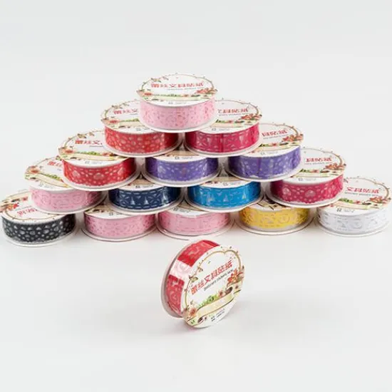 Craft Buddy Set Of 16 PVC Tape Reels - Each Reel 1m X 1.8cm Online