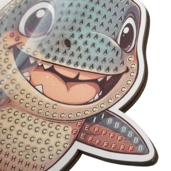 Craft Buddy Shark Crystal Art Wildlife Buddies Outlet