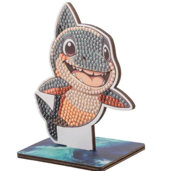 Craft Buddy Shark Crystal Art Wildlife Buddies Outlet