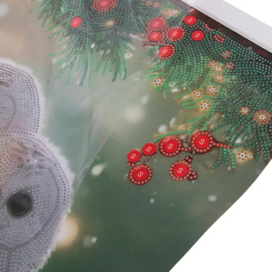 Craft Buddy ‘Snowy Owls Sanctuary’ Crystal Art Scroll Kit 40x50cm Best