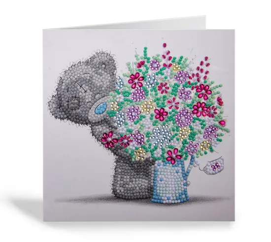 Craft Buddy "Someone Special" Tatty Teddy Crystal Art Card - 18x18cm Clearance