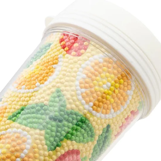 Craft Buddy "Summer Fruits" Crystal Art Cold Drink Tumbler Fashion