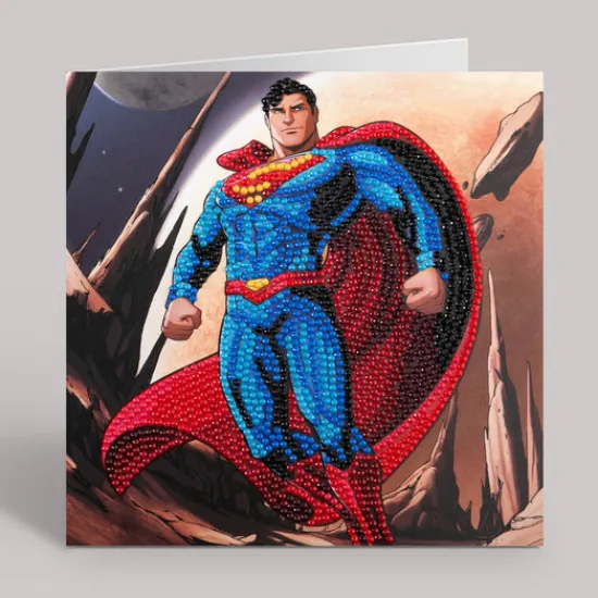 Craft Buddy "Superman" DC Comics Crystal Art Card Fashion