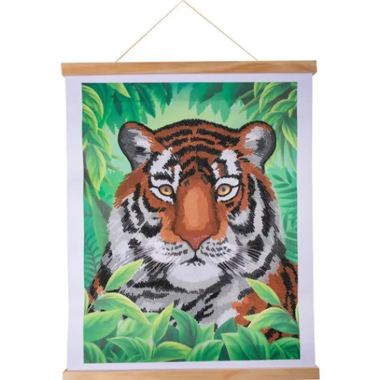 Craft Buddy "Tiger" Crystal Art Scroll Fashion