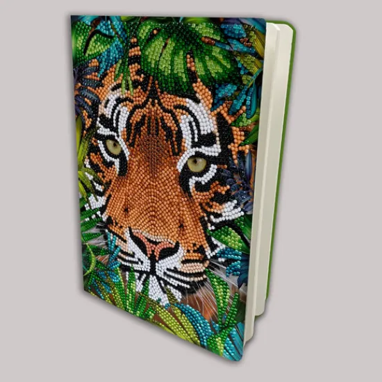 Craft Buddy "Tiger In The Forest" Crystal Art Notebook Online