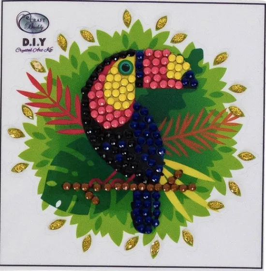 Craft Buddy "Toucan" Crystal Art Motifs (With Tools) Sale