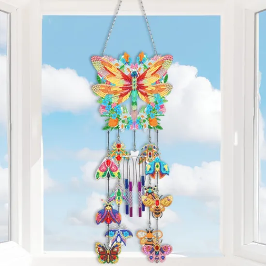 Craft Buddy "Wind Chime" Crystal Art Wooden Hanging Decoration Hot
